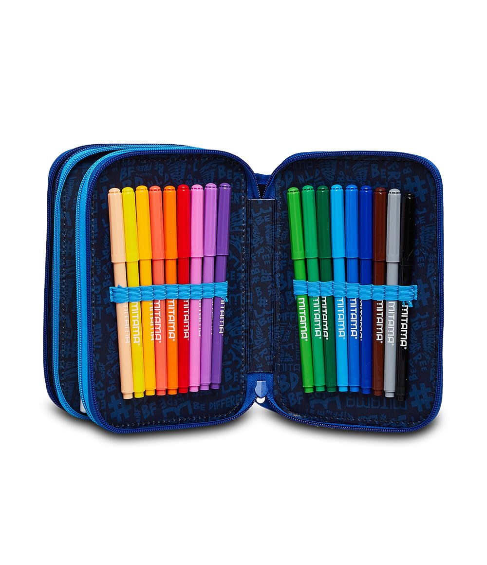 mitama-astuccio-triplo-speedy-blu-47-pz-astuccio-scuola-completo image 3