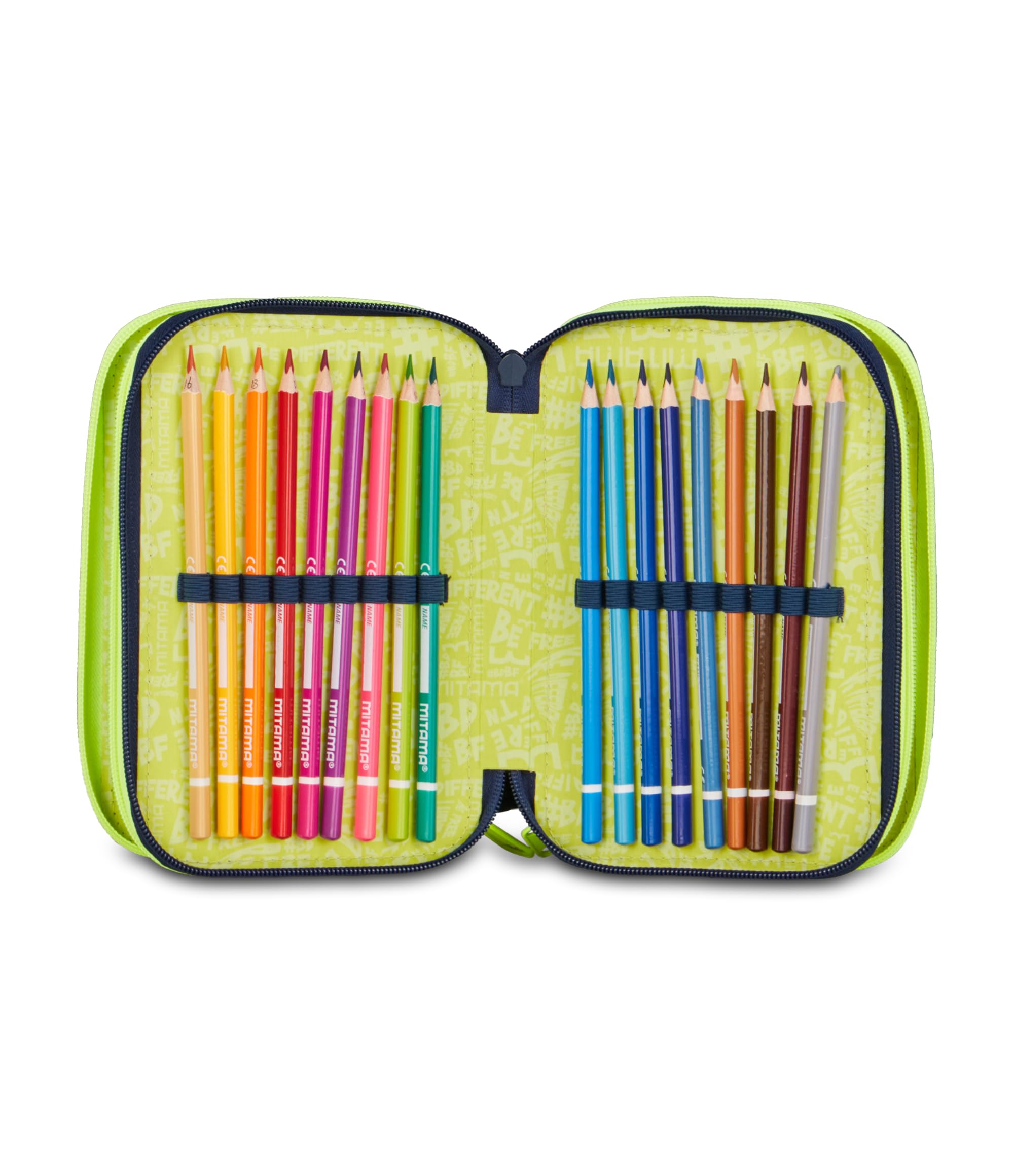 mitama-triplo-urbanevo-astuccio-3-scomparti-47-pezzi-con-spinny-pen-multicolore image 4