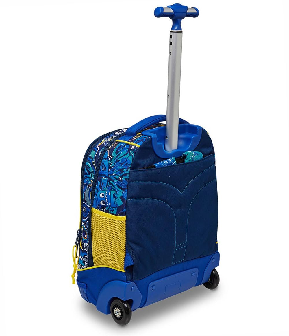 mitama-run-speedy-blu-trolley-scuola-doppio-scomparto-33l image 4