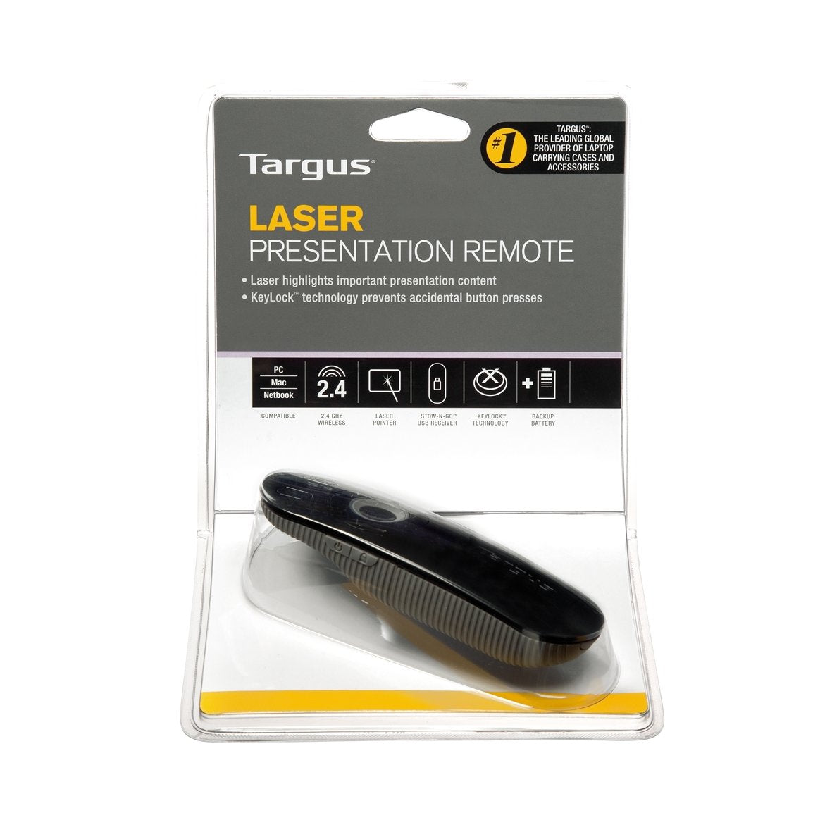 targus-laser-presentation-remote-telecomando-per-presentazioni-nero-grigio image 7