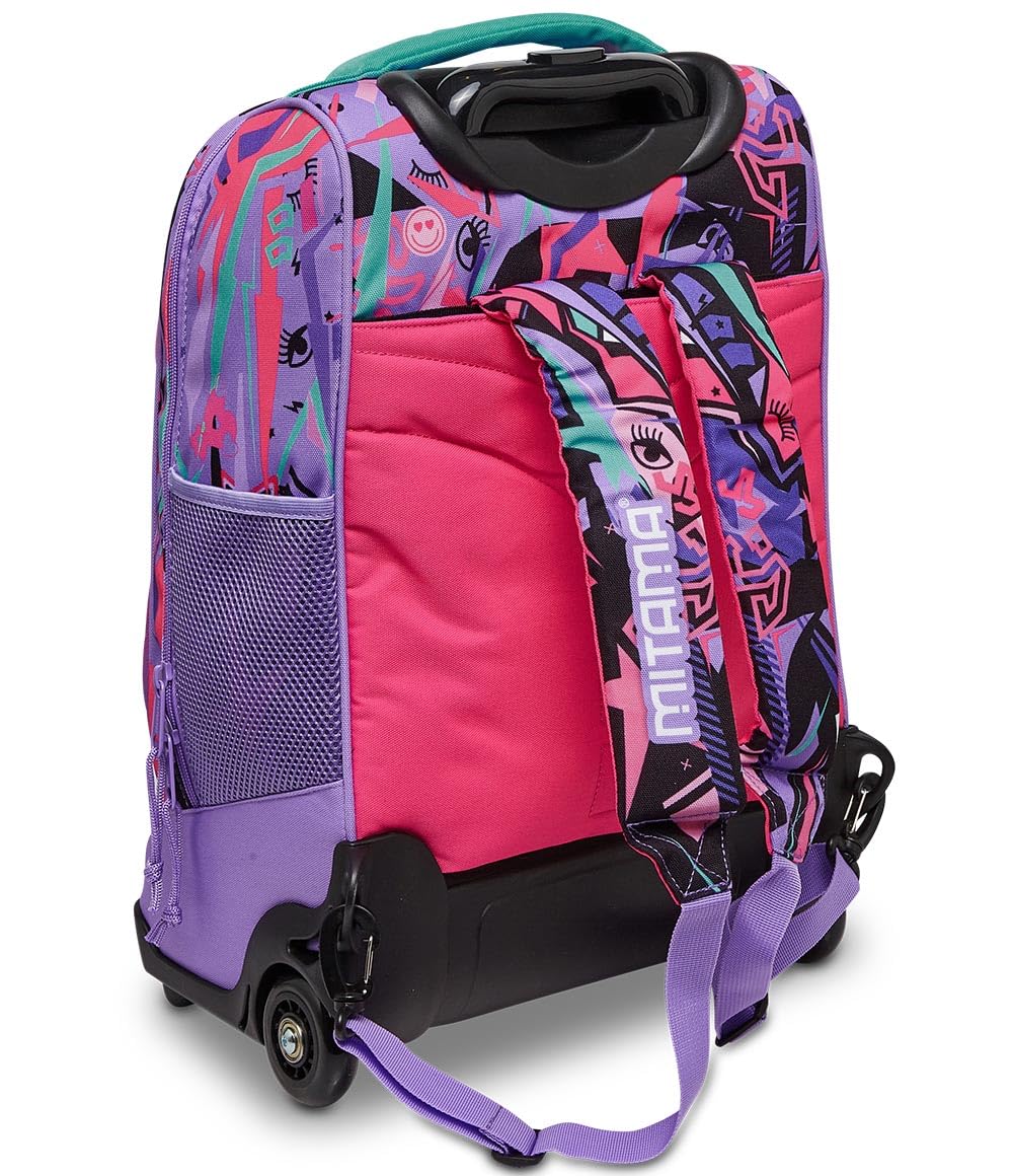 mitama-dr-trolley-junior-girls-club-trolley-scuola-viola-doppio-scomparto image 6