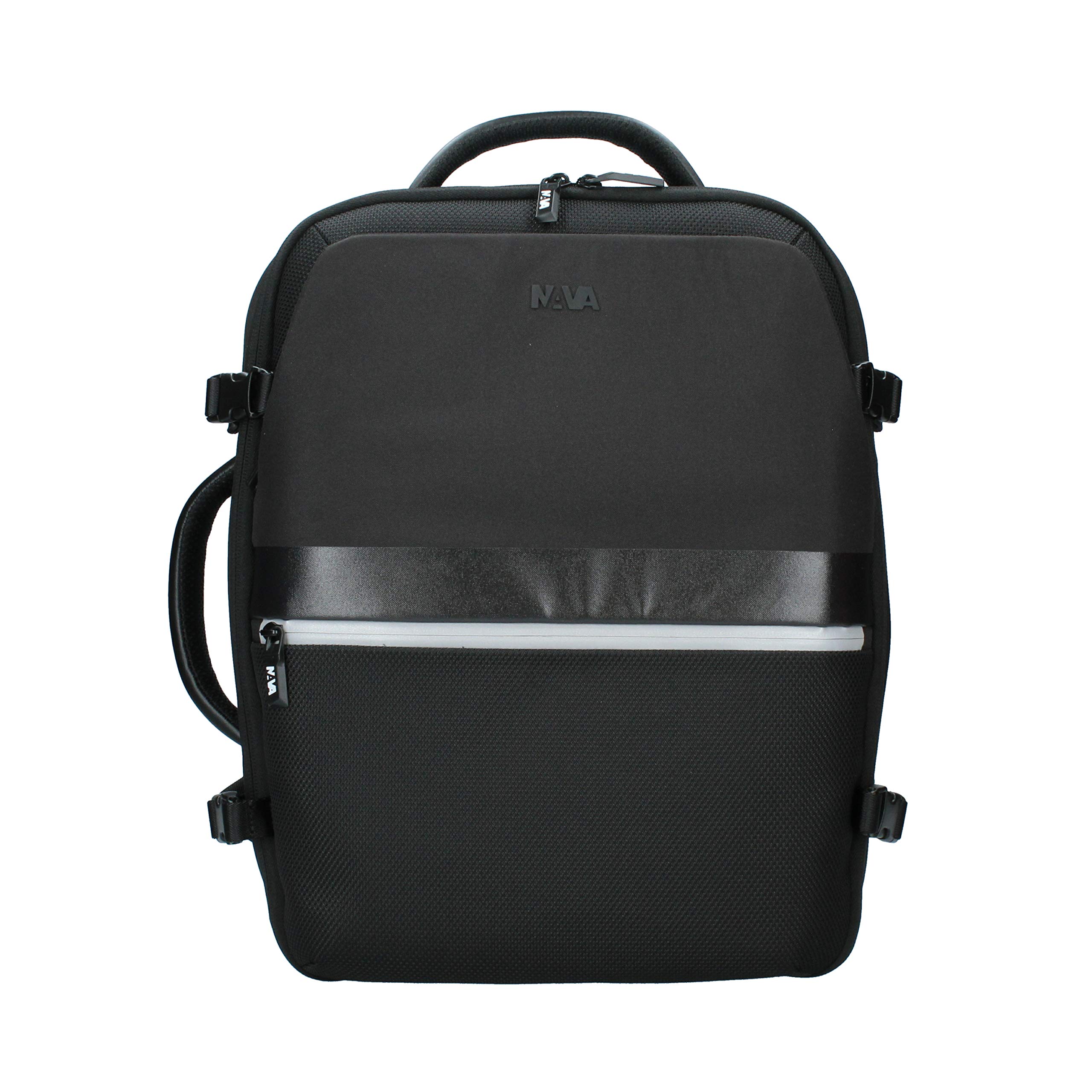 nava-design-aero-zaino-viaggio-3-scomparti-43x30x20-cm-nero-pc image 1