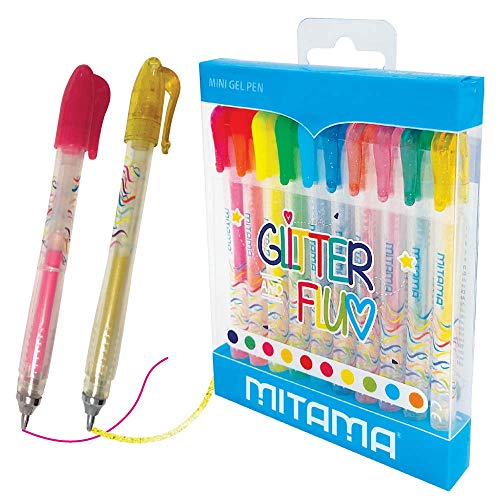 mitama-mini-penne-gel-glitter-e-neon-10-pezzi-1-mm-in-pet-box image 5
