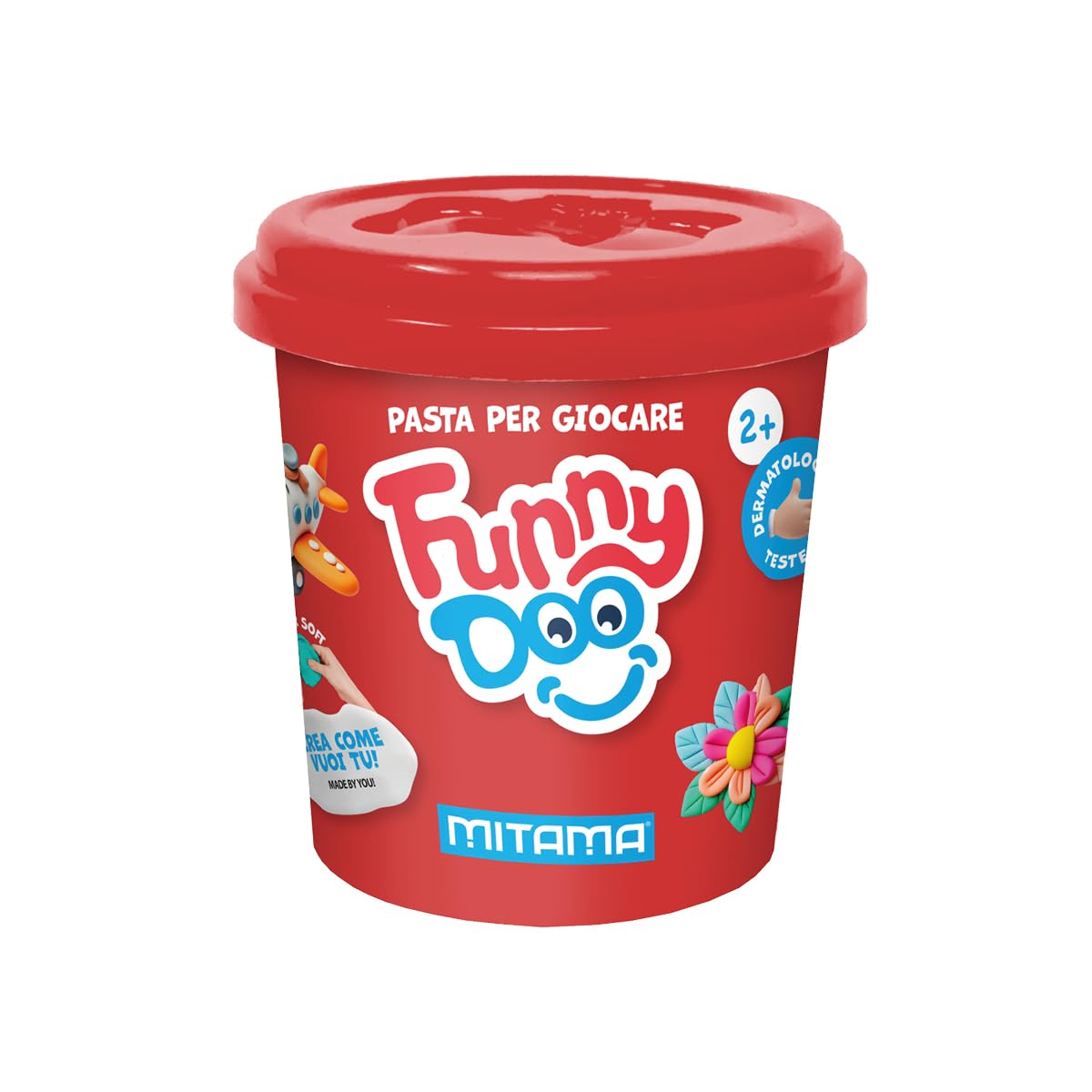 mitama-tris-funny-doo-pasta-da-modellare-3pz-rosso-azzurro-giallo image 3