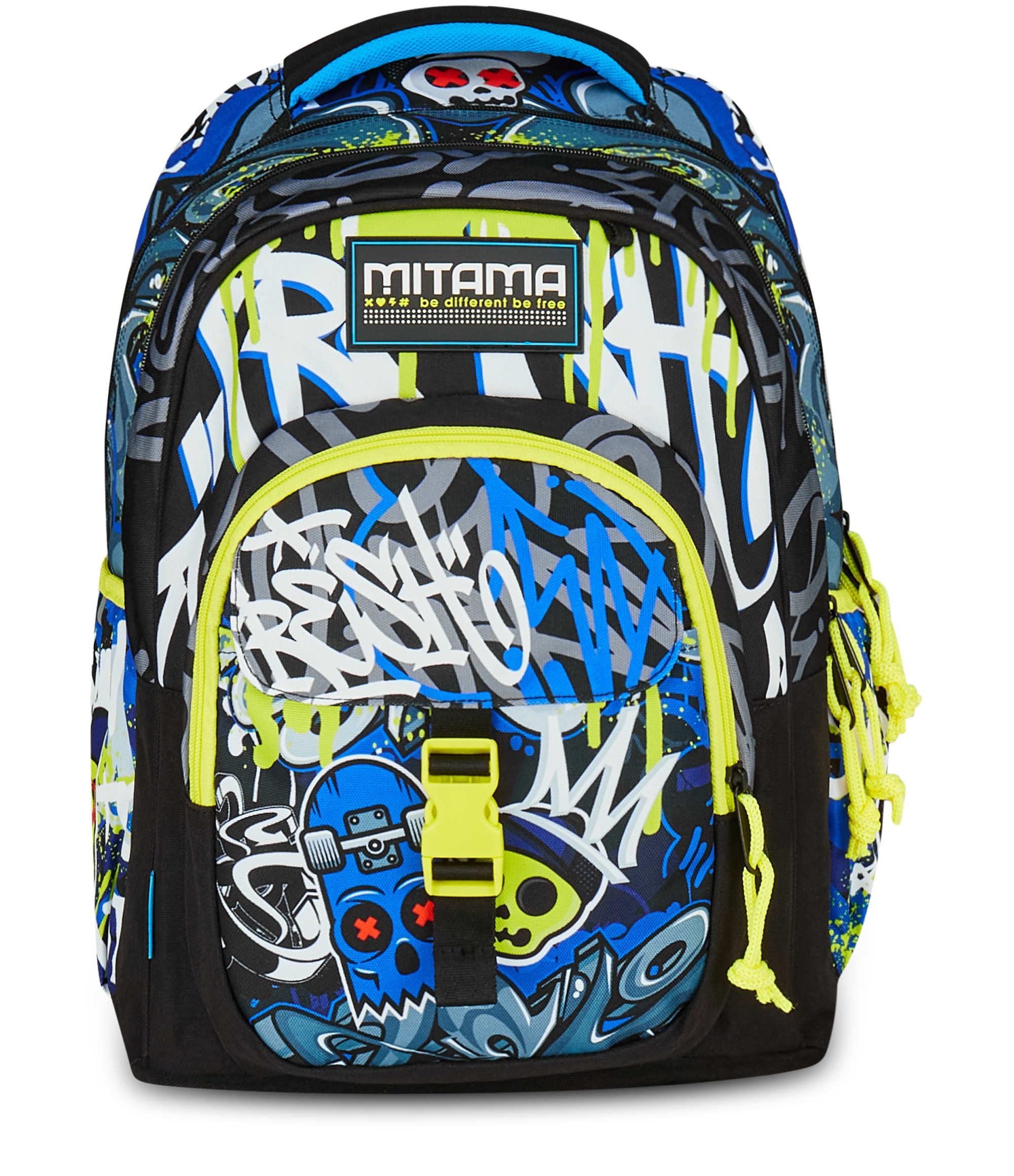 mitama-school-skate-new-plus-zaino-scuola-triplo-scomparto-30-l image 2