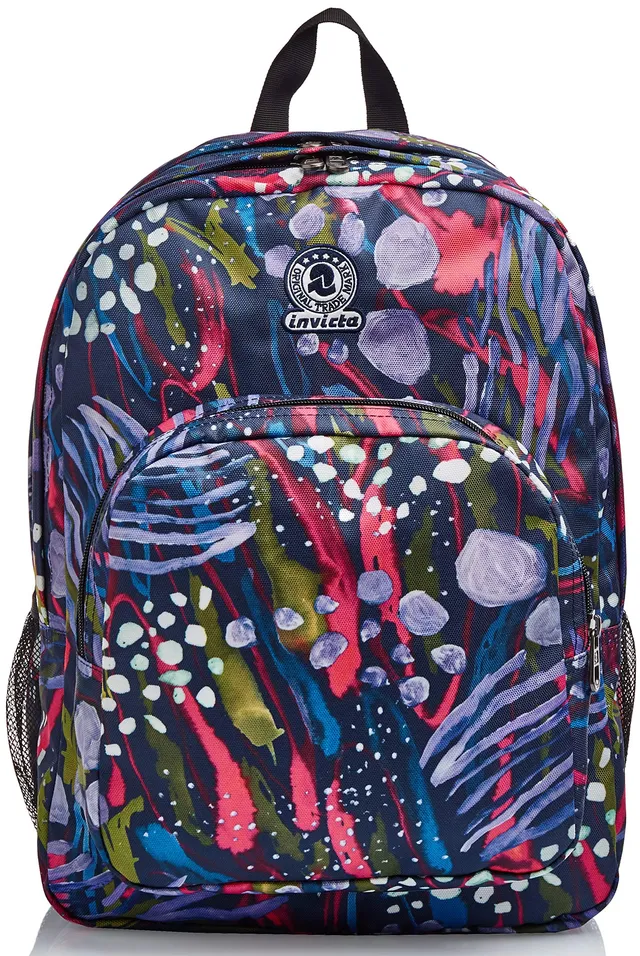 invicta-strong-zaino-doppio-scomparto-38l-abstract-jungle-blu image 1