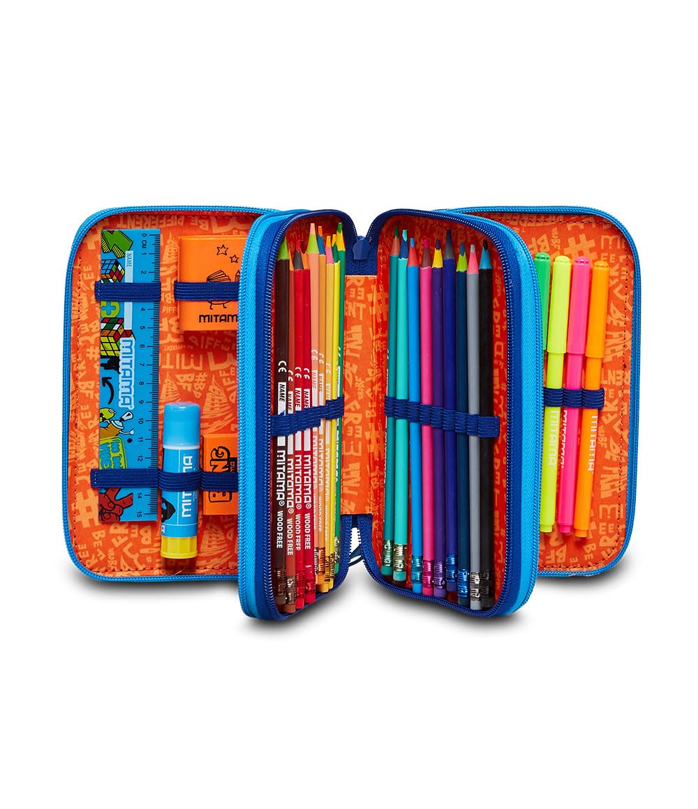 mitama-super-triplo-octo-gamer-astuccio-3-scomparti-blu-47-pz-completo image 2