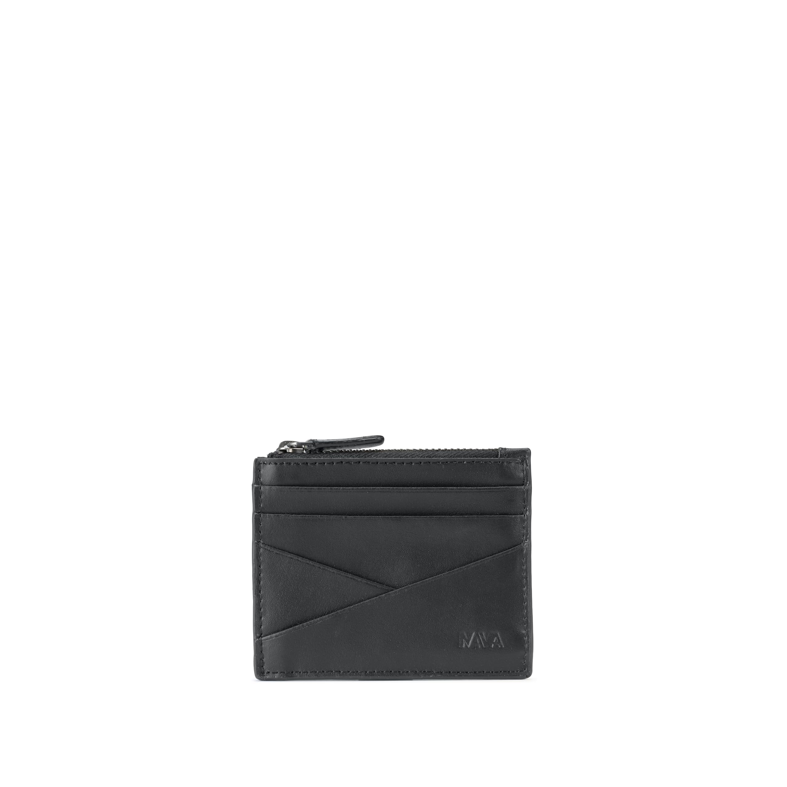 nava-design-metric-portafoglio-pelle-compatto-6-carte-con-zip-e-rfid image 1