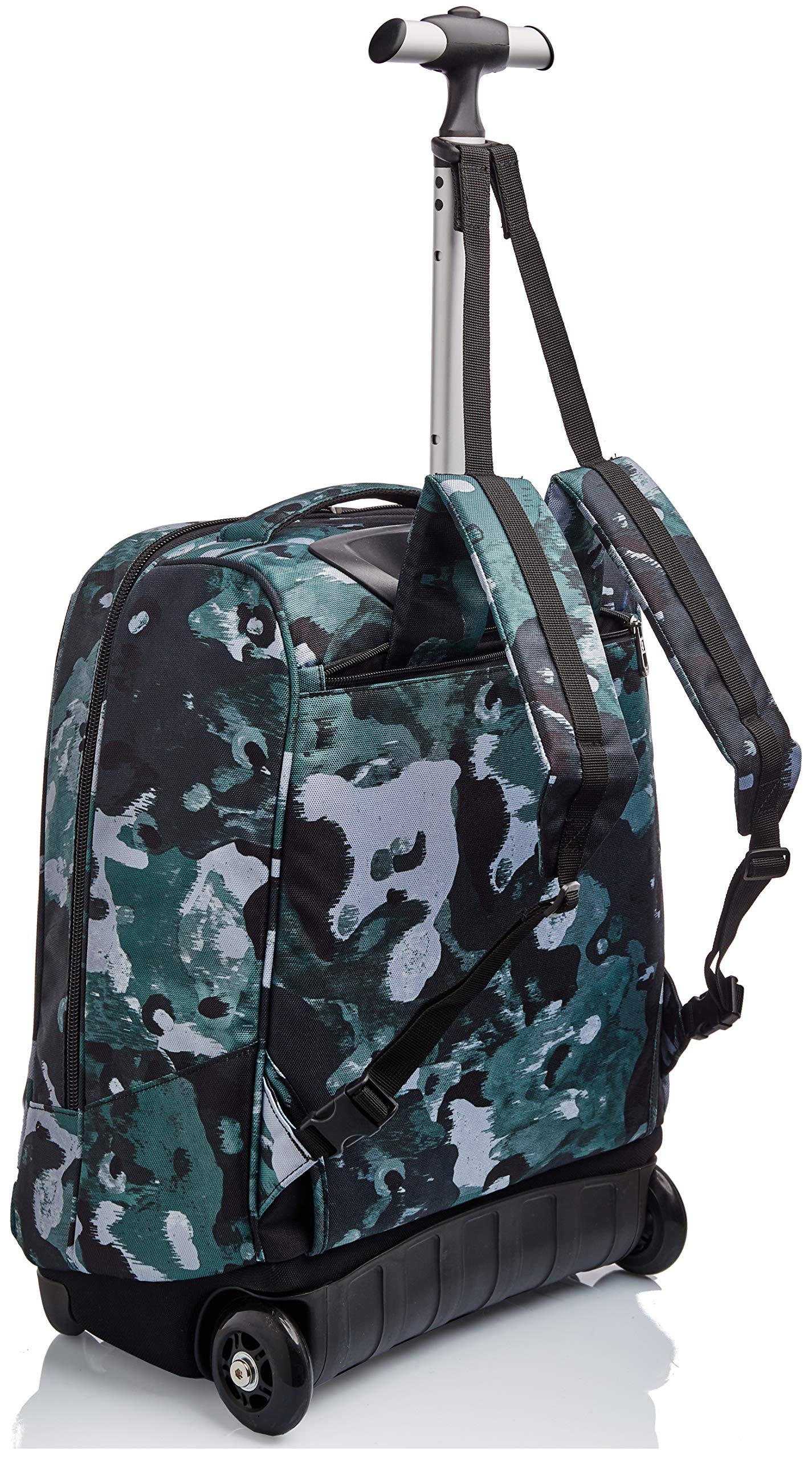 invicta-trolley-scuola-camo-shades-verde-2-in-1-zaino-con-ruote-35-lt image 6