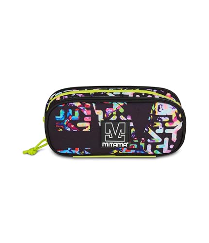 mitama-astuccio-scuola-zipack-nero-triplo-scomparto-completo image 8