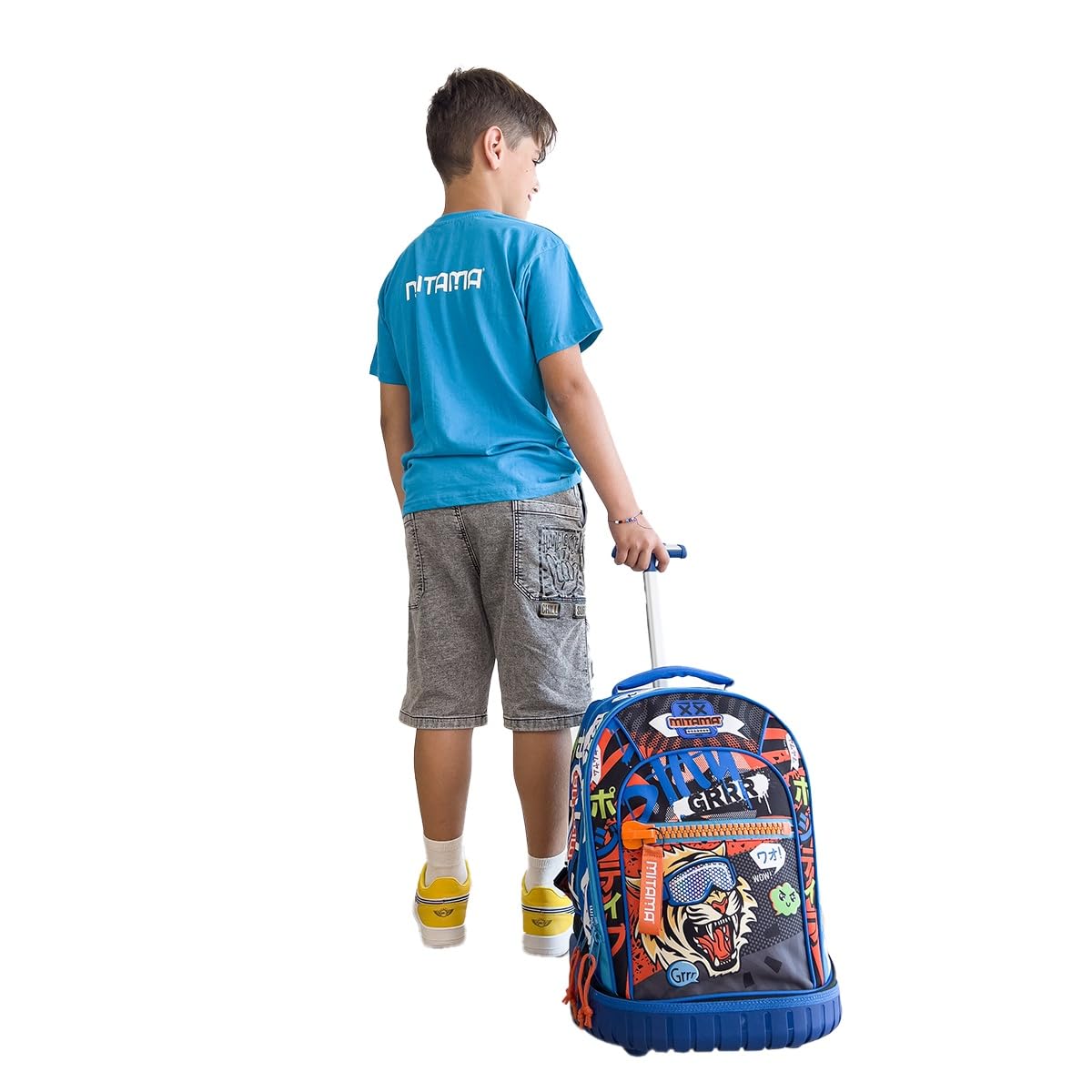 mitama-trolley-run-maxi-tiger-wild-blu-a-doppio-scomparto image 3