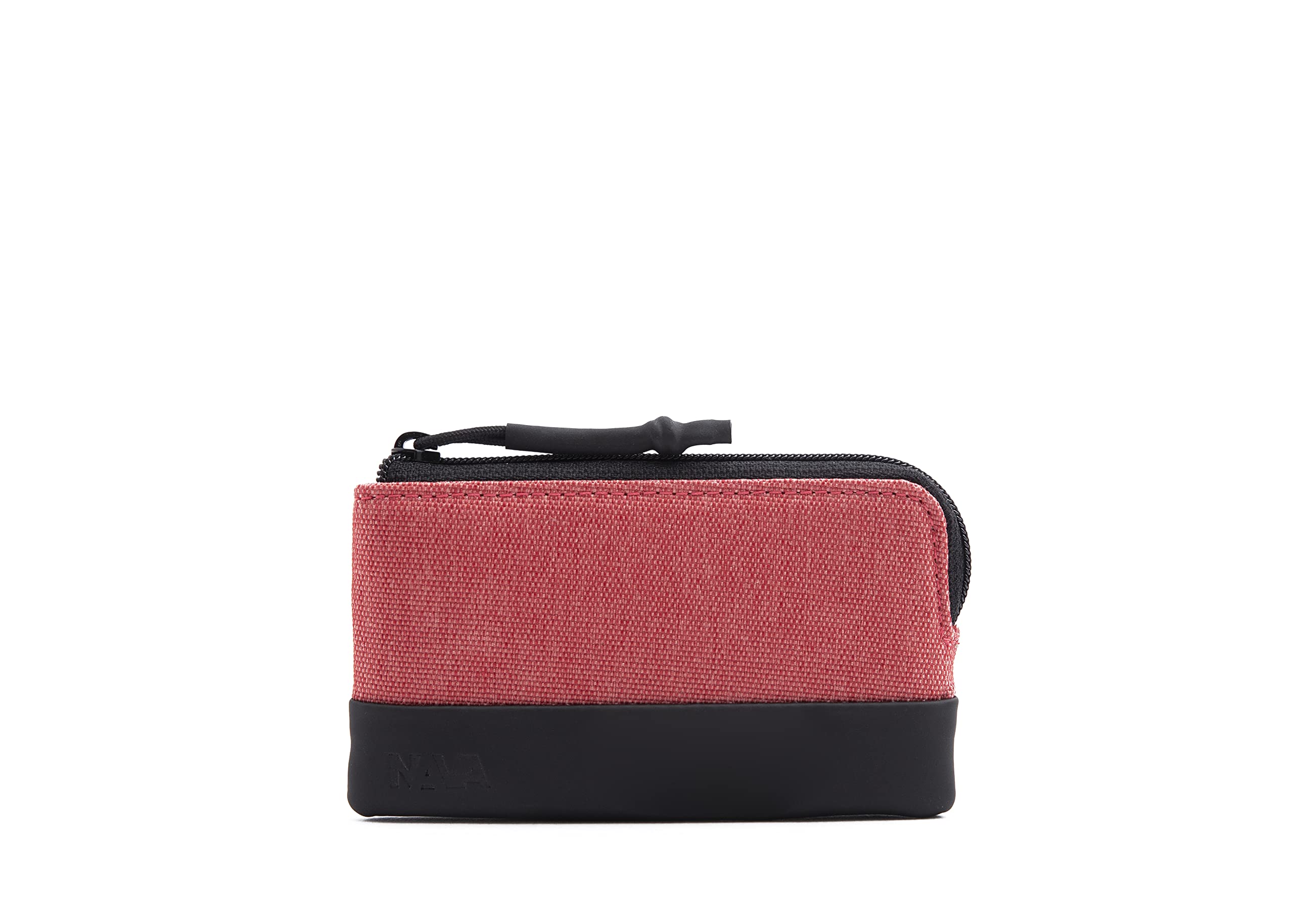 nava-design-twin-astuccio-portachiavi-con-zip-e-catena-rosso-corallo-7-x-12-x-1- image 1