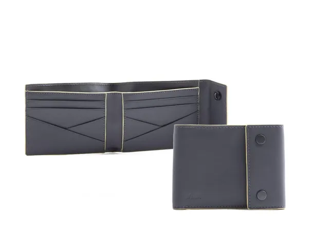 nava-design-metric-portafoglio-uomo-in-pelle-grigio-giallo-9-x-12-cm-con-rfid image 1