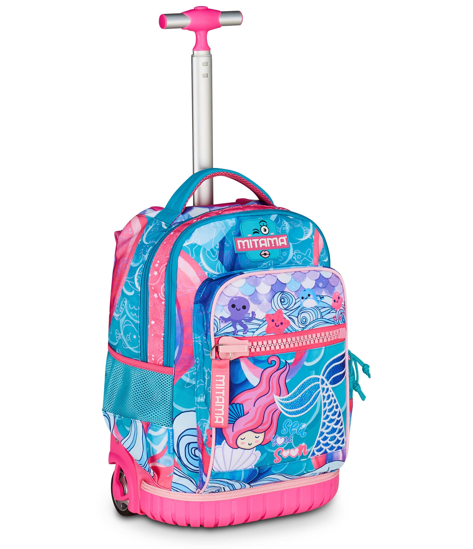mitama-run-maxi-oceanvibes-trolley-scuola-doppio-scomparto-turchese image 1