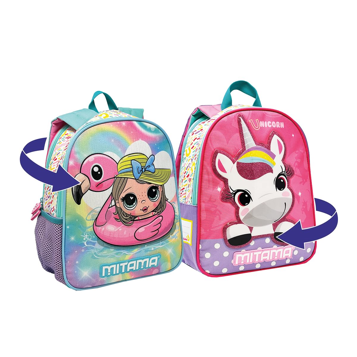 mitama-zainetto-double-face-monoscomparto-scuola-e-asilo image 1