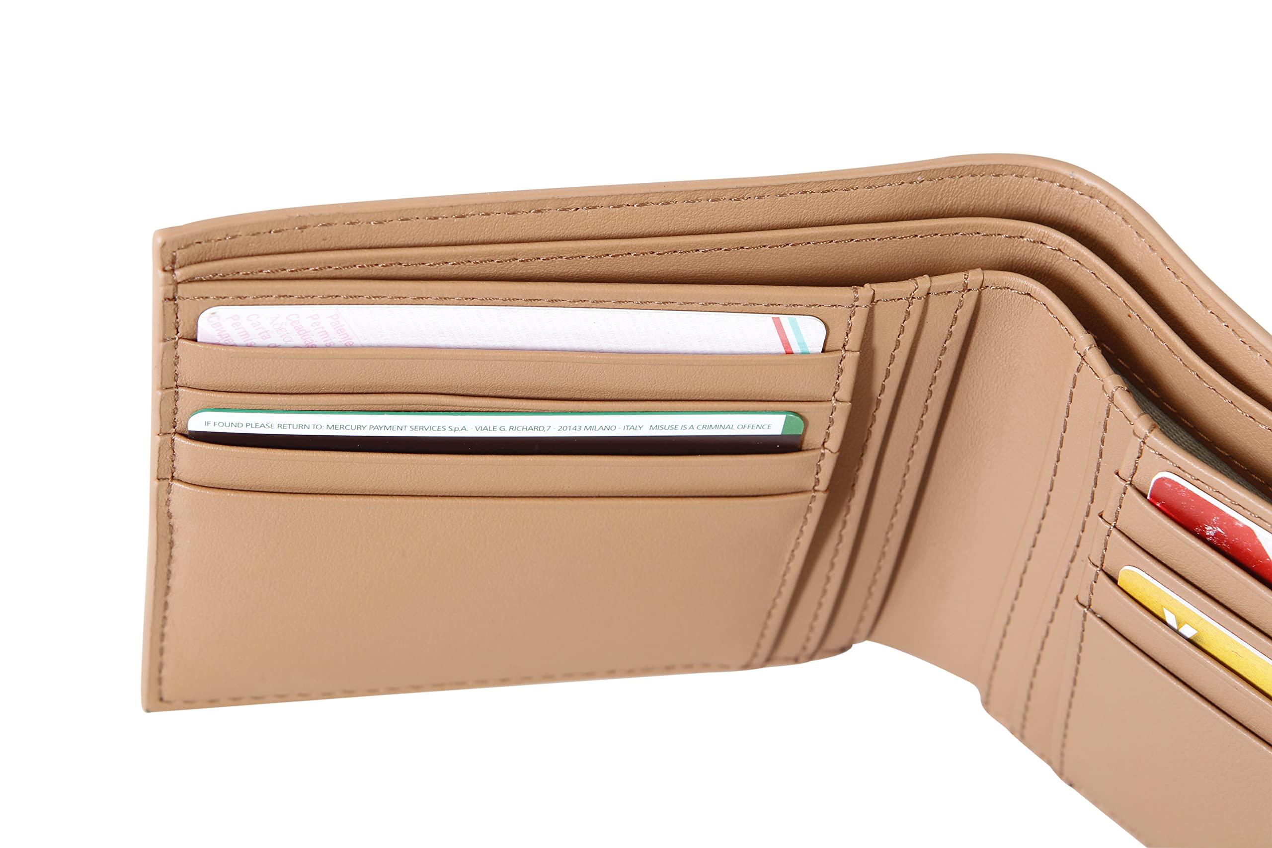 nava-design-via-durini-portafoglio-uomo-pelle-caramello-10x13-cm-8-carte-rfid image 3