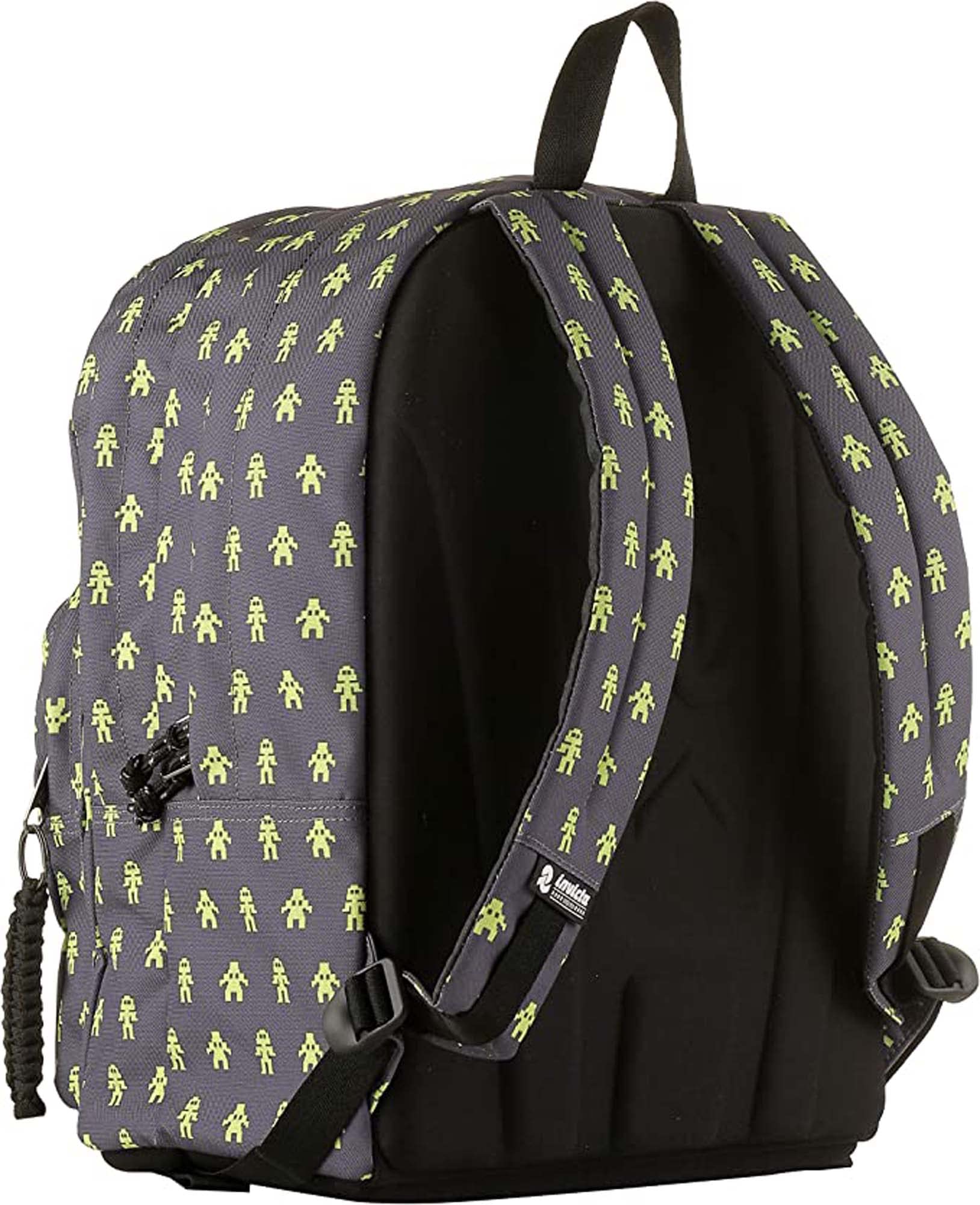 invicta-format-zaino-scuola-e-tempo-libero-grigio-38-lt-con-vano-pc image 4
