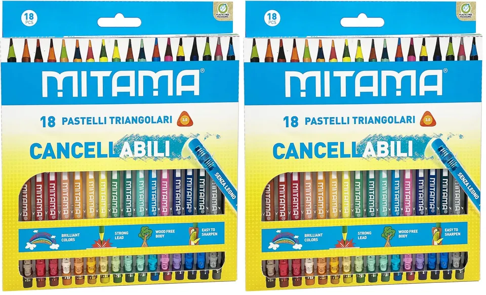 mitama-pastelli-triangolari-cancellabili-mina-3-0-mm-confezione-36 image 1