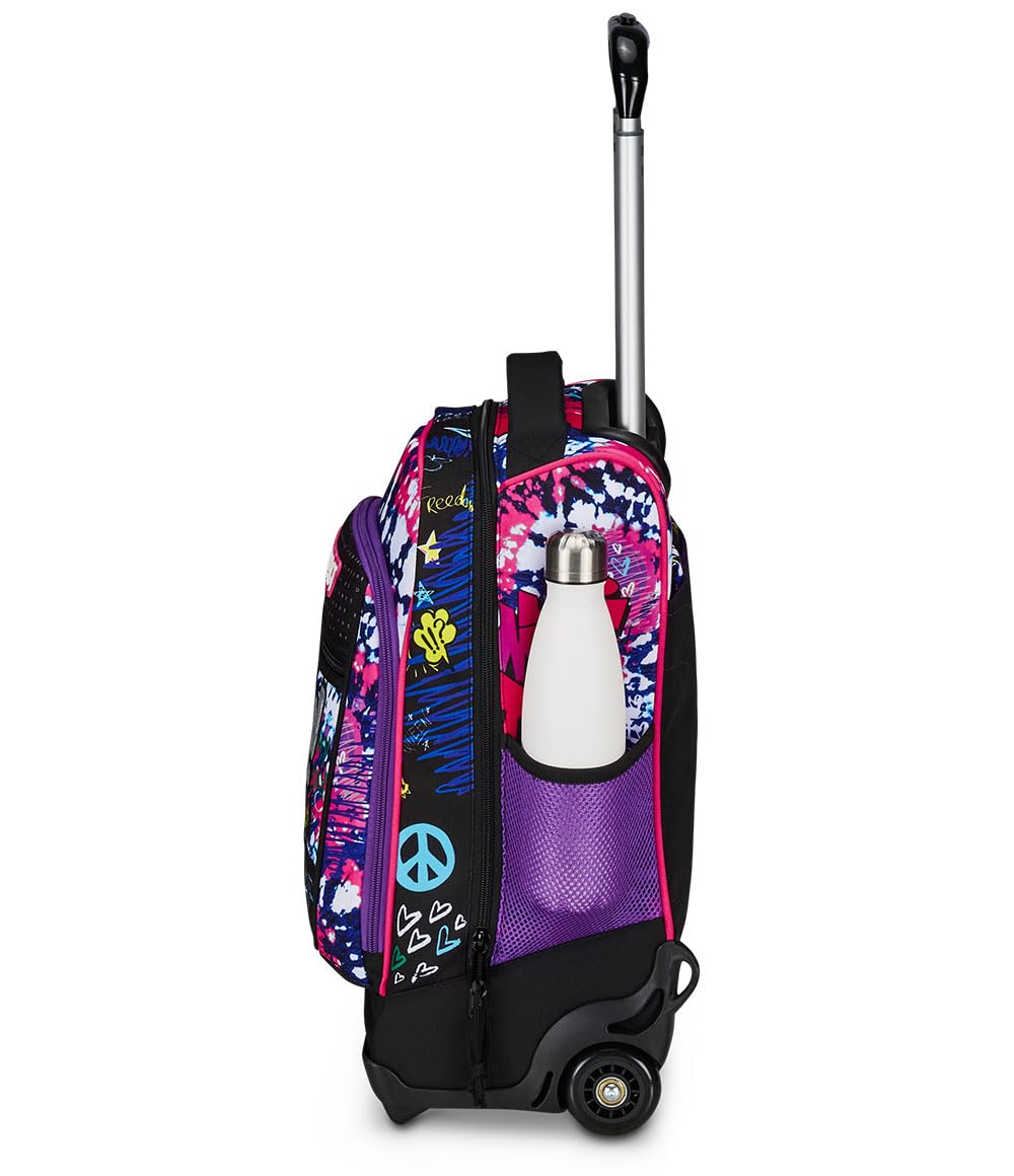 mitama-trolley-dr-junior-hey-dye-trolley-scuola-rosa-e-nero-35-l image 7