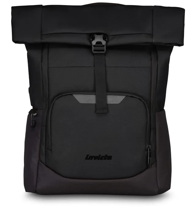 invicta-zaino-invict-act-fold-monoscomparto-roll-top-con-usb image 1