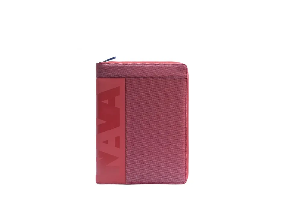 nava-design-cross-portfolio-a4-con-zip-rosso-blu-33-x-25-x-3-cm image 1