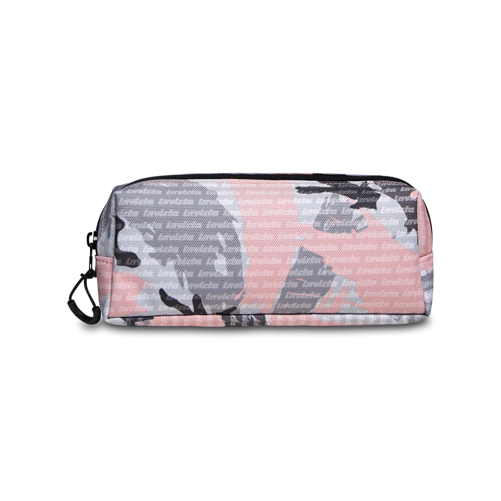 invicta-square-portapenne-rosa-grigio-21-x-8-x-5-cm-scuola-lavoro image 2