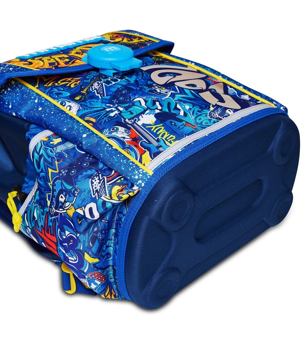 mitama-upside-speedy-blu-zaino-scuola-doppio-scomparto-impermeabile image 6
