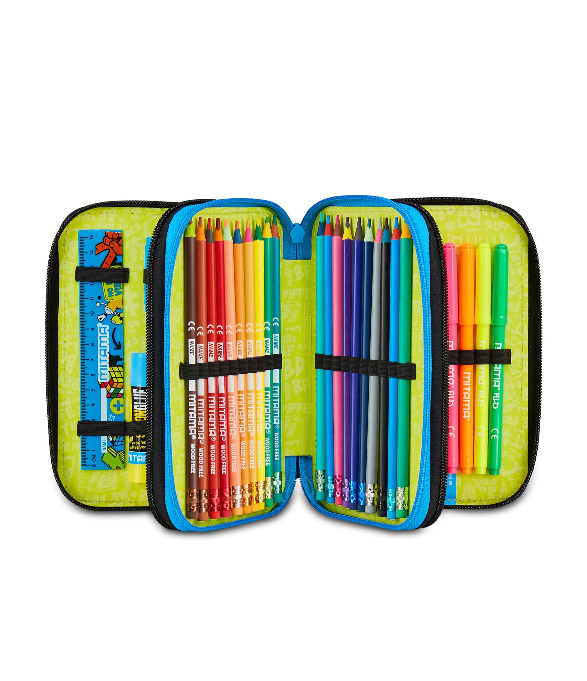mitama-super-future-game-astuccio-scuola-3-scomparti-50-pz-completo image 2