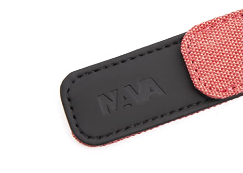 nava-design-twin-portachiavi-piatto-in-tessuto-melange-10-x-3-cm-rosso-corallo image 7