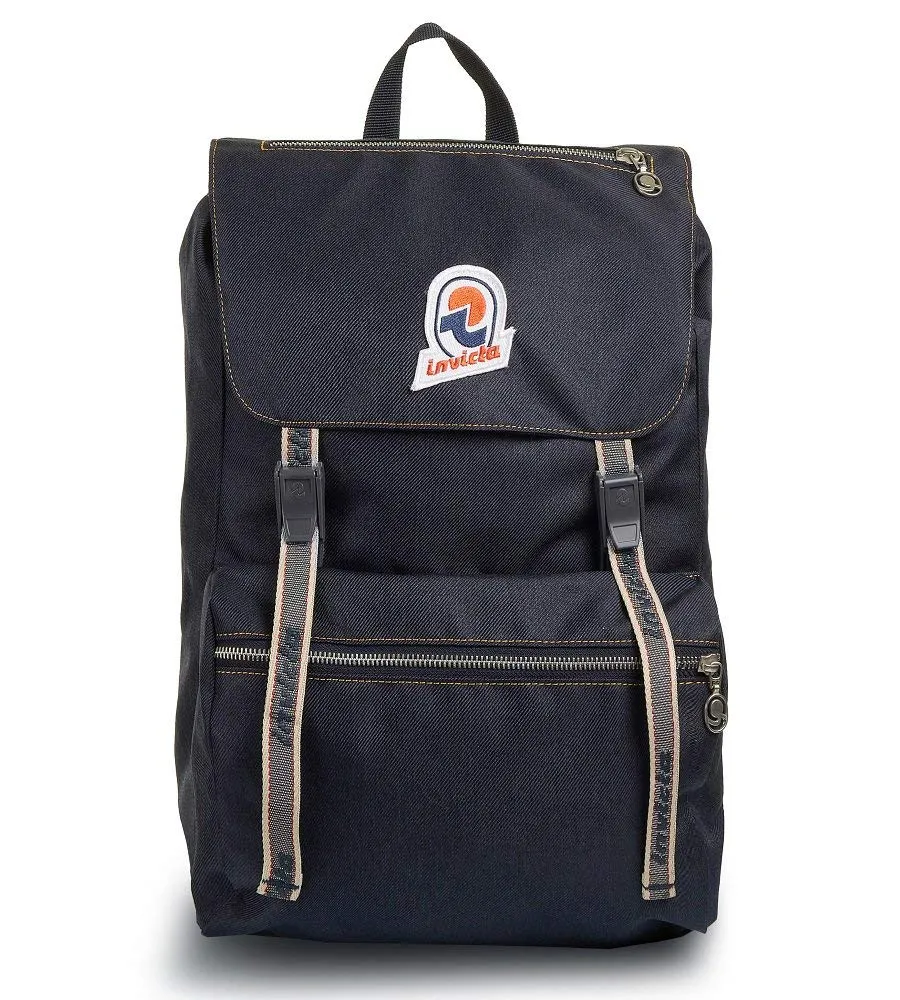 invicta-jolly-solid-small-zainetto-donna-ufficio-viaggio-100-eco-material-con-ta image 1