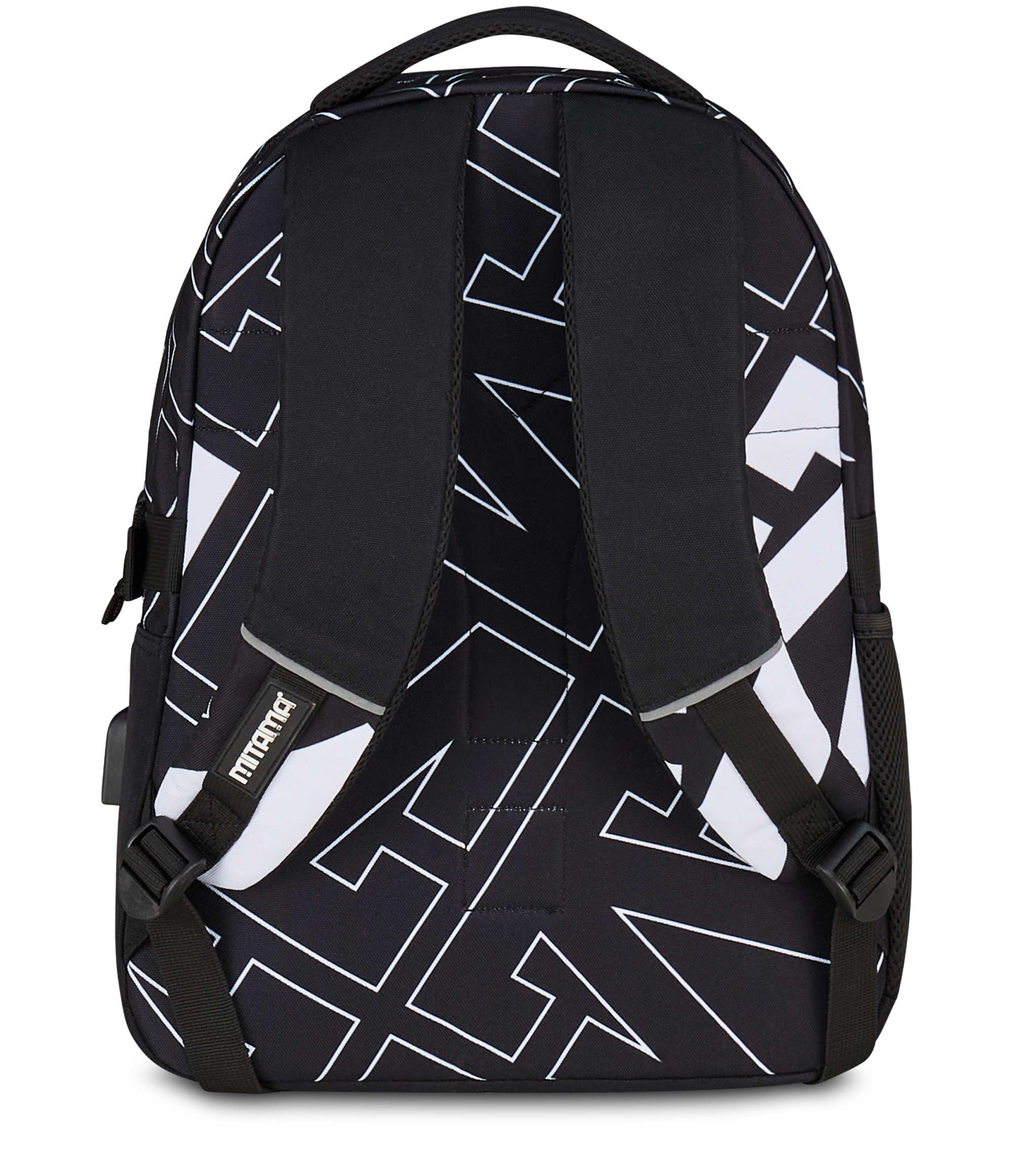 mitama-bdbf-legacy-zaino-scuola-nero-triplo-scomparto-con-usb image 4