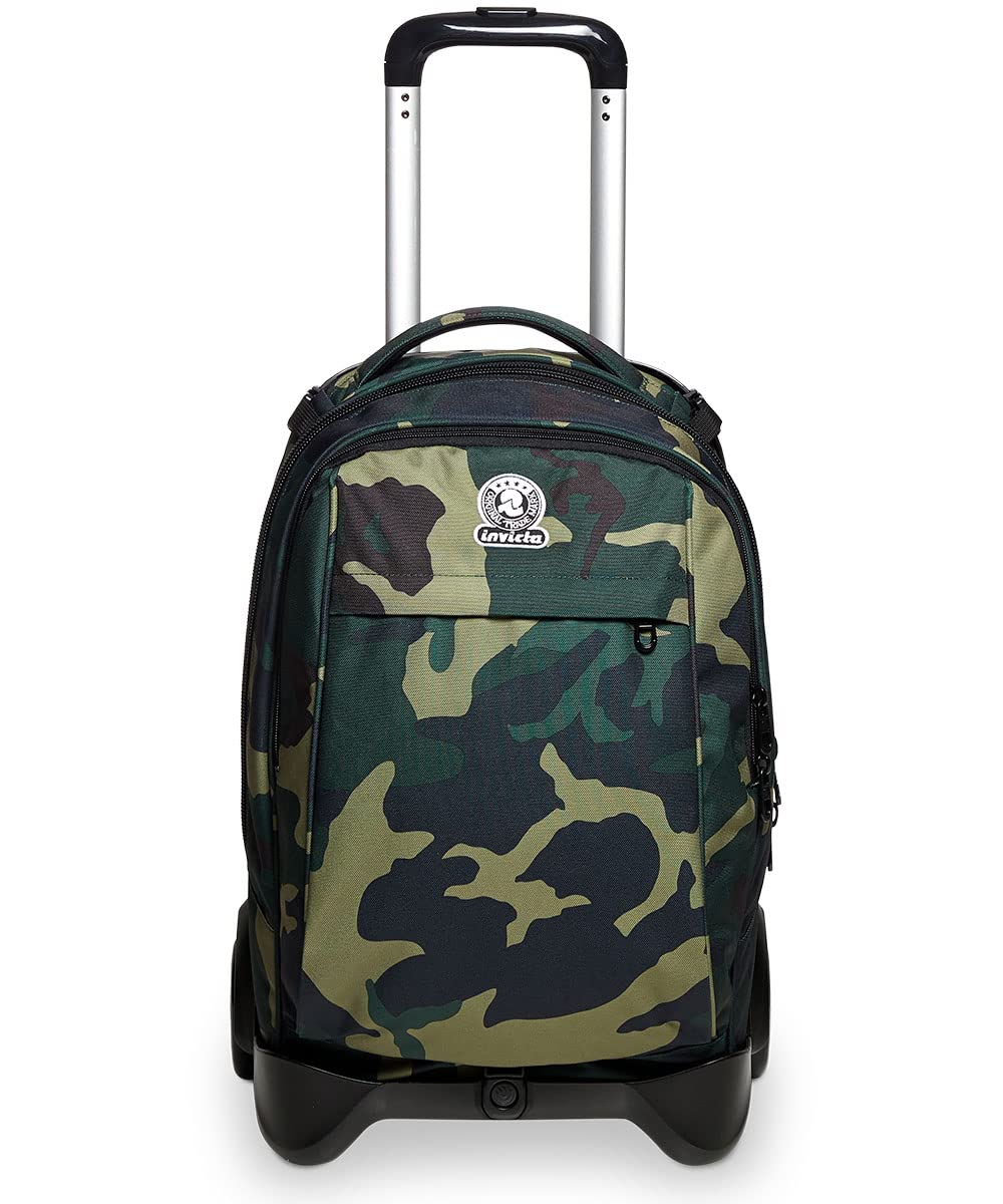invicta-trolley-new-tech-camouflage-42-l-trolley-scuola-3-in-1-verde-militare image 2