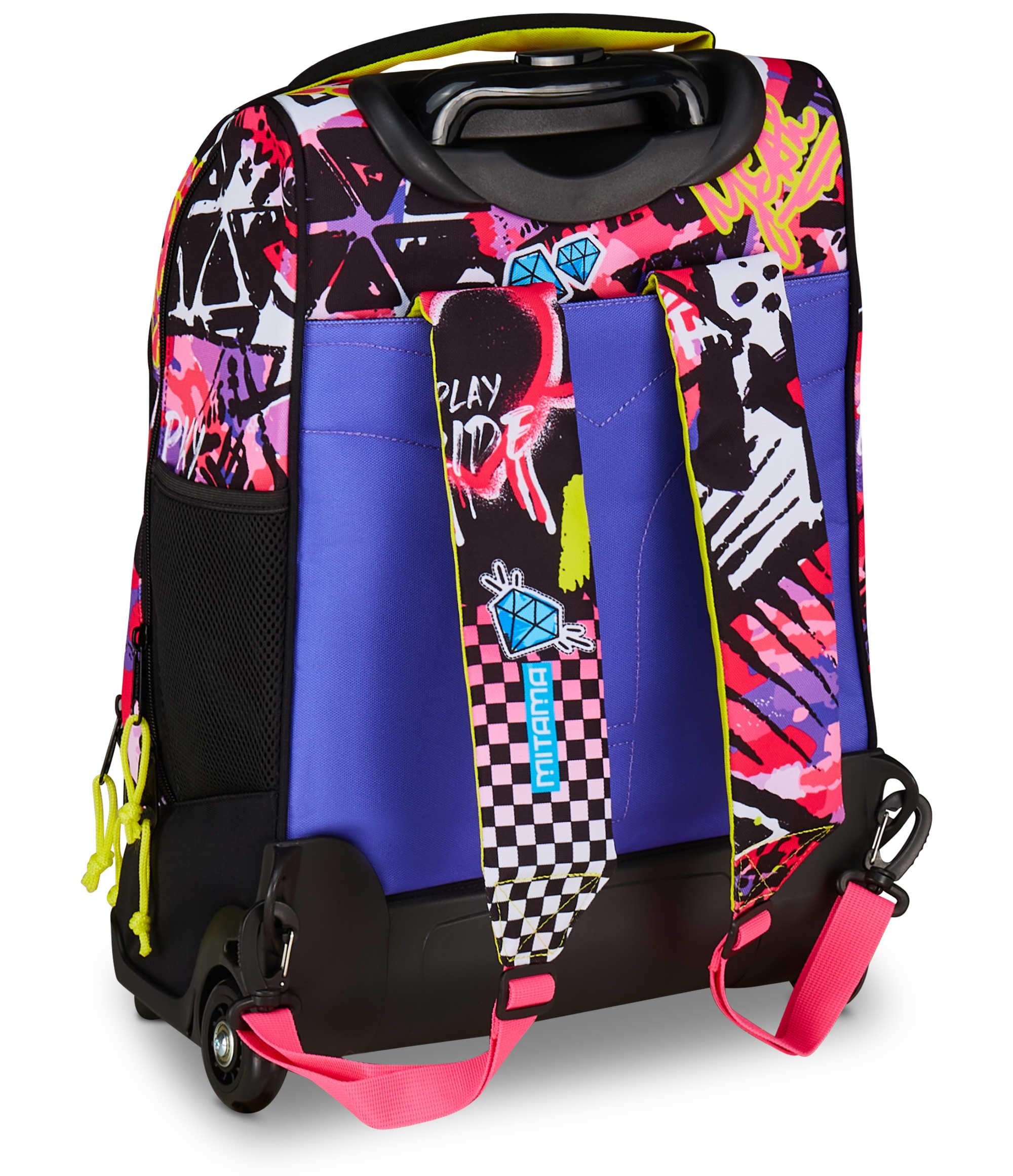 mitama-run-maxi-urban-queen-trolley-scuola-dr-34-lt-rosa-con-spallacci-zaino image 5