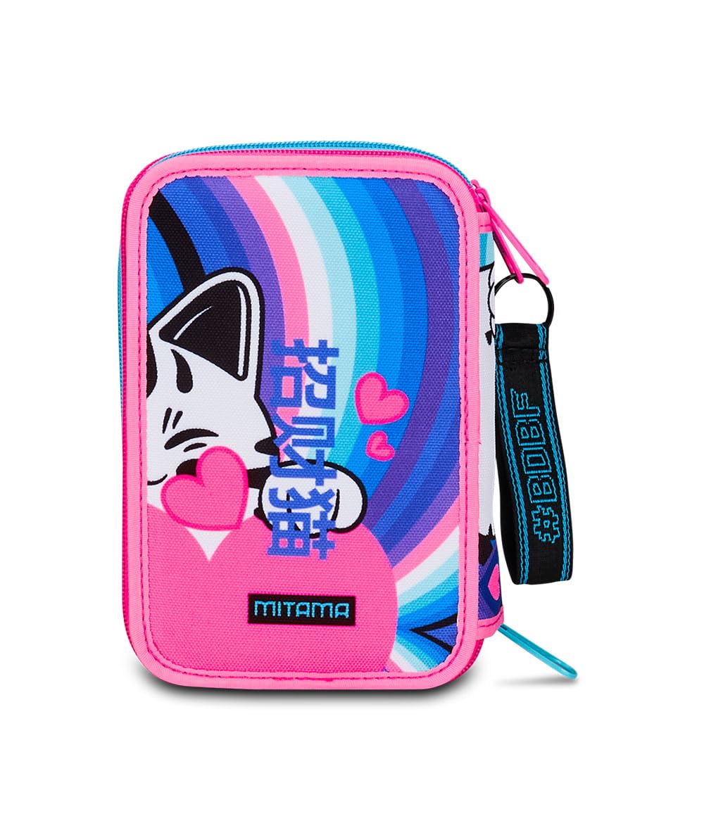 mitama-super-triplo-color-rainbow-cat-astuccio-3-scomparti-50-pezzi-bambina image 7