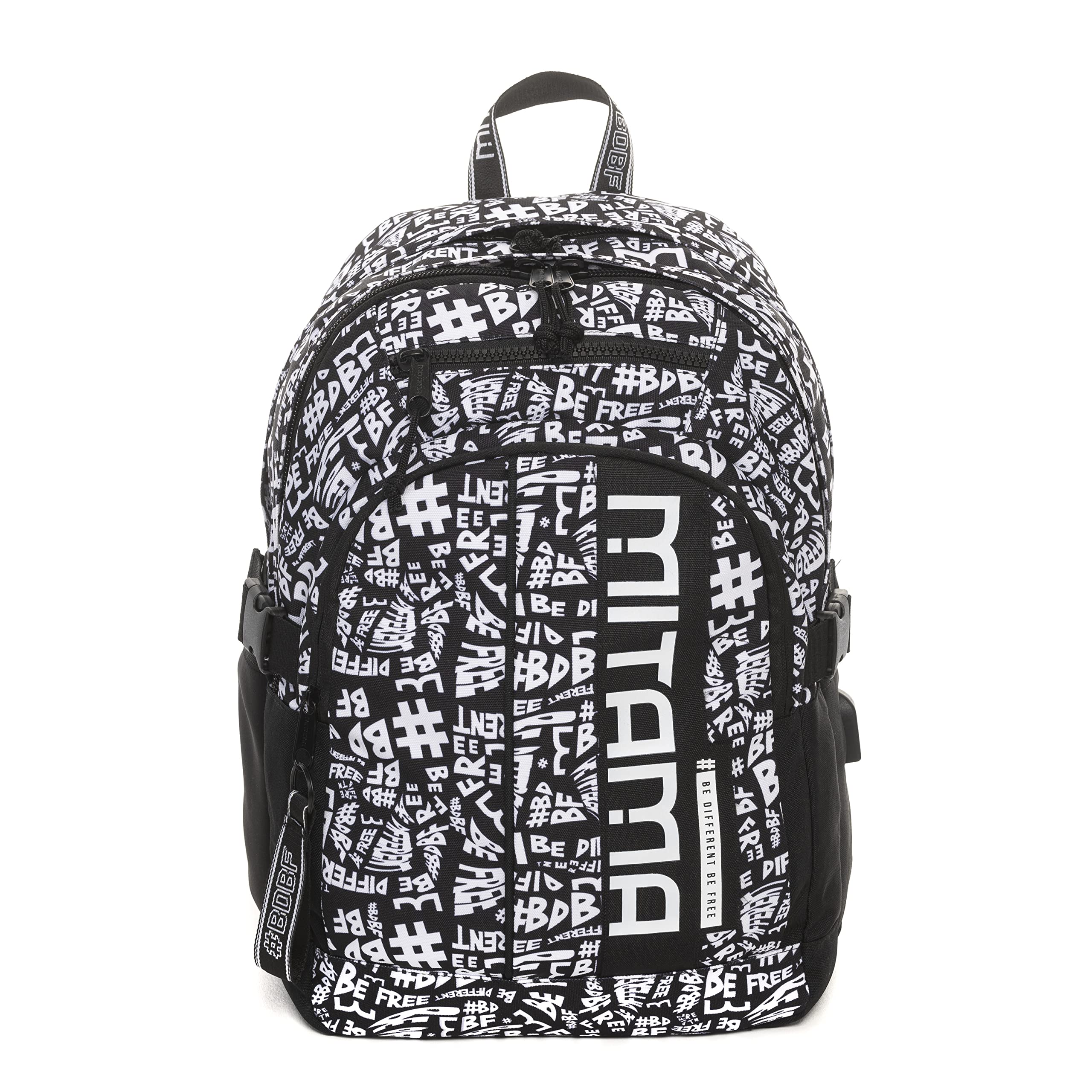 mitama-bdbf-lettering-zaino-scuola-30-l-con-usb-e-tasca-pc image 2